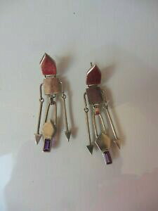 yzWG[EANZT[ COCOVo[belle,vieux boucles doreilles,boucles doreilles avec prise ,925 argent