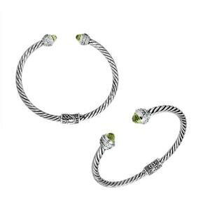 yzWG[EANZT[ Vo[X^[OuXbgO[AWXgargent sterling bracelet avec vert amethyste ab1057gam