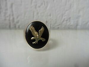 �y���������z�W���G���[�E�A�N�Z�T���[ �����O�V���o�[�E�B�Y�C�[�O���T�C�Ybelle, vieux anneau, 925 argent avec aigle, taille 68,5