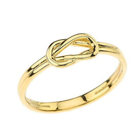 【送料無料】ジュエリー・アクセサリー ソリッドイエローゴールドヘレスラブノットリングsolid 10k14k yellow gold the hercules love knot ring
