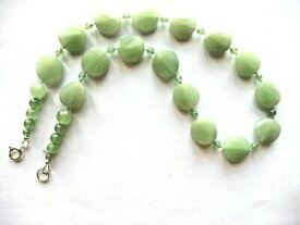 【送料無料】ジュエリー・アクセサリー アベンチュリンネックレスソリッドシルバーcollier aventurine 16 disques 46 cm argent massif