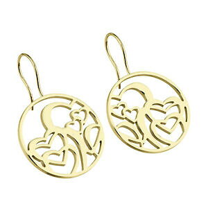 �y���������z�W���G���[�E�A�N�Z�T���[ �G�����X�g�f�U�C���C�������O�X�`�[���X�e�����X�X�`�[���S�[���h���b�L�n�[�g�y���_���gernstes design boucles doreilles e341 acier inox plaque or c?ur pendentif