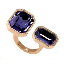 yzWG[EANZT[ xbJuYS[hS[hXtXL[p[vbague de femme rebecca bexarv0314 bronze gold rose swarovski pourpre