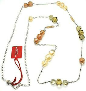 yzWG[EANZT[ R[iAeBJ[iFlcBAysbgJ[Aucollana antica murrina venezia, coa57a10, pepite color ambra, 110 cm, 433