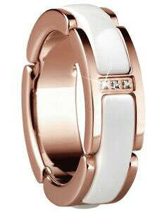 yzWG[EANZT[ x[O^CfUCWG[X`[X`[S[h[Z~bNXzCgObering time design bijoux acier inoxydable or rose ceramique blanc ba