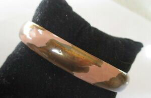 �y���������z�W���G���[�E�A�N�Z�T���[ ���B���e�[�W�u���X���b�g�s���N�G�i����bracelet bijou vintage rigide recouvert email vieux rose et vieil or 186