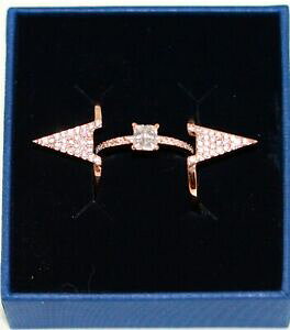 yzWG[EANZT[ XtXL[WIX^yOZbg[YbLiC{bNXswarovski radio stapelring set gr55 or rose plaque neuf avec boite
