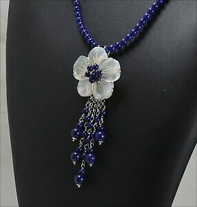 yzWG[EANZT[ R[isXVIhtBI[}hycollana lapis ciondolo fiore madreperla agdv 0107
