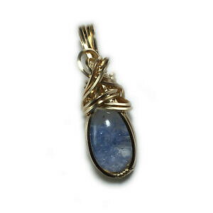 yzWG[EANZT[ feBeCNX^NH[cAWgWG[dumortierite en cristal quartz pendentif 14k or rempli arrangement bijoux g24 z