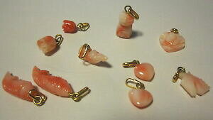 yzWG[EANZT[ R[UVIhKbgGt@eR[y_gciondoli in corallo rosa , gatto, elefante coral pendants