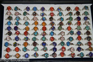 yzWG[EANZT[ ~tBI[Obglot revendeur de 95 bagues millefiori