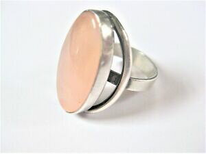 yzWG[EANZT[ Vo[ONH[c[Ybague en argent 925 avec quartz rose, n ede , 10,38 g