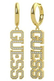 【送料無料】ジュエリー・アクセサリー ゲスジュエリーイヤリングペンダンテスカレッジイノックスメッキゴールドguess bijoux boucles doreilles pendantes college 1981 inox plaque or ube20027