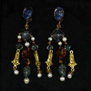 �y���������z�W���G���[�E�A�N�Z�T���[ �C�������O���B���e�[�W�C�������Ooversize boucles doreilles vintage raffinees earrings