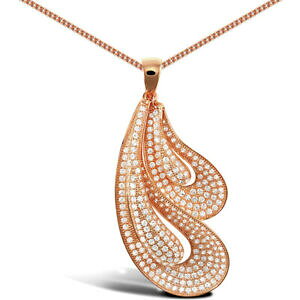 �y���������z�W���G���[�E�A�N�Z�T���[ �W���G���R�����h�����[�Y�V���o�[�X�^�[�����O�W���R�[�l�y���_���g�u�����b�N�`�F�[��jewelco london rose argent sterling zircone pendentif breloque 457cm chain