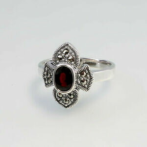 �y���������z�W���G���[�E�A�N�Z�T���[ �V���o�[�O���i�g�}���J�[�V�b�g�����O9927100 925er argent granatmarkasitring gr 57