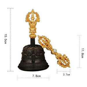 �y���������z�W���G���[�E�A�N�Z�T���[ �`�x�b�g���@�W�����x���h���G�`���C��temple bouddhiste tibetain vajra bell et dorje fixes pour le carillon de
