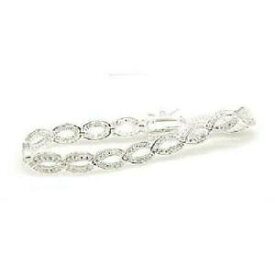 【送料無料】ジュエリー・アクセサリー シルバークリスタルブレスレット925 argent deguisement bracelet cristal par toc