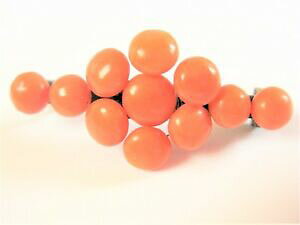 yzWG[EANZT[ TSu[`antique broche avec coraux 4,98 g