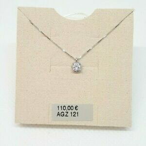 yzWG[EANZT[ AuVAoCRgWRR[iIrARvgZWR[jambrosia by comete girocollo collana oro bianco punto luce zirconi agz119