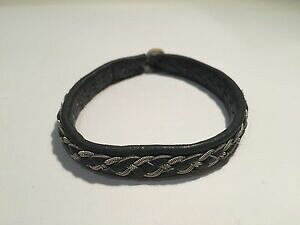 �y���������z�W���G���[�E�A�N�Z�T���[ �T�[�~�N���t�g�O���[���U�[�u���X���b�g�V���o�[�O���[���U�[�V���o�[�u���X���b�g bracelet saami crafts cuir gris amp; argent grey cuir amp; silver bracelet