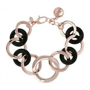 �y���������z�W���G���[�E�A�N�Z�T���[ �u���b�`�����u�����U�����[���h�i�A���W�F���g�I�����I�j�Xbracciale bronzallure donna wsbz00030 argento oro rosa onice