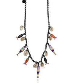 【送料無料】ジュエリー・アクセサリー イワシネックレスシェルズロリロタlol bijoux collier sardines multicolore coquillages lolilota