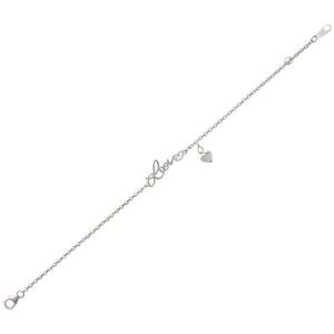 �y���������z�W���G���[�E�A�N�Z�T���[ �V���o�[�u���X���b�g���f�B�G�`�F�C�����b�V���u�����b�N�N�[��bracelet argent 925 rhodie chaine maille forcat 08mm love et breloque coeur