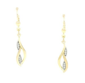 yzWG[EANZT[ X^[OVo[S[hbLCOboucles doreilles en 925 sterling argent plaque or