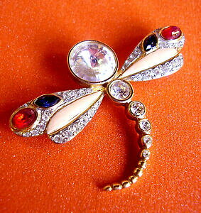 yzWG[EANZT[ Be[WoeB[mK@[ju[`g{hS417 vintage valentino garavani brooch libellule dragonfly