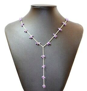 yzWG[EANZT[ Vo[AWXglbNXcollier amethyste argent