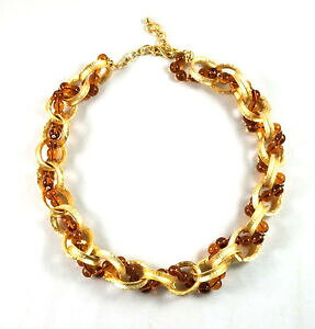 �y���������z�W���G���[�E�A�N�Z�T���[ �P�l�X�W�F�C���[���T�e�B���S�[���h�����N�X�A���o�[�p�[���Y�g���e�B�����l�b�N���Xkenneth jay lane satin or liens ambre perles tortillon collier