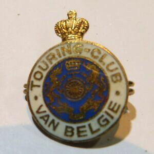 yzWG[EANZT[ bLc[ONut@xM[u[`broche  touring club van belgie  avec ceramique plaque or