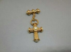 【送料無料】ジュエリー・アクセサリー クロスブローチペンダントアガサコレクションpendentif broche croix? 8,5 x 4 cm? collection agatha