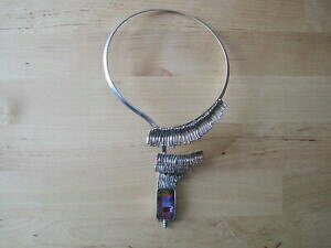 �y���������z�W���G���[�E�A�N�Z�T���[ �V���b�g�l�b�N���X���Yjoli collier raz du coup creation artisanale contemporaine