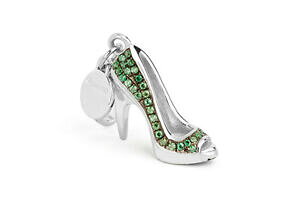 yzWG[EANZT[ VIh`[Tg}CV[YAWFgXJpWRjFfBciondolo charm rosato my shoes argento scarpa zirconi verdi sh008