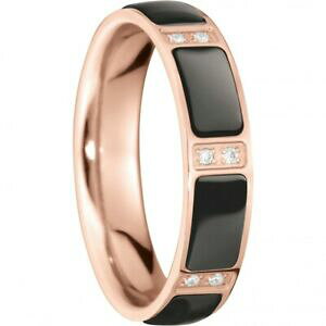 yzWG[EANZT[ [Z~bNXubNx[OOXeXX^bLONbering anneau empilement inox lien en ceramique rose noir large arctic