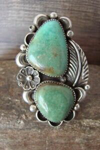 yzWG[EANZT[ iozVo[X^[O^[RCYAWX^uTCYOAo[gnavajo argent sterling turquoise reglable taille bague 9 pour 14, albert