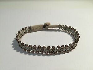 �y���������z�W���G���[�E�A�N�Z�T���[ �T�[�~�N���t�g�x�[�W���V���o�[���U�[�u���X���b�g�x�[�W�����U�[�V���o�[�u���X���b�g bracelet saami crafts cuir beige amp; argent beige cuir amp; silver bracelet