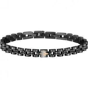 yzWG[EANZT[ ub`}ZeBEIAb`Ilbracciale maserati uomo jm420atj01_0 acciaio nero