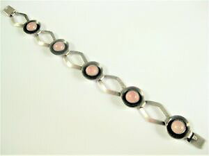 yzWG[EANZT[ Vo[uXbgobracelet en argent 925 n e from avec quartz rose, 19 cm