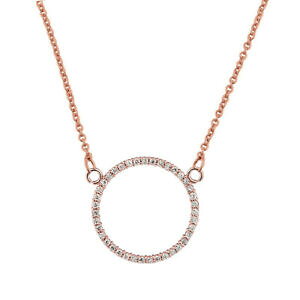 �y���������z�W���G���[�E�A�N�Z�T���[ ���[�Y�l�b�N���X050 cts circle of love collier en 14k or rose 17cm