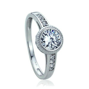 �y���������z�W���G���[�E�A�N�Z�T���[ �z���C�g�S�[���h�x�[���A�[���f�R�f�U�C���E�F�f�B���O�G���Q�[�W�����Owomen 85mm 14k white gold 1 ct cz bezel art deco design wedding engagement ring