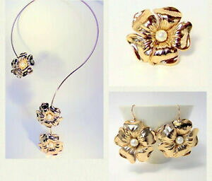 yzWG[EANZT[ GXgbTp[tBI[fBgp[AlbR[iIbL[jheBX^CBe[Westrosa parure fior di loto perle anello collana orecc