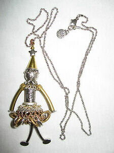 �y���������z�W���G���[�E�A�N�Z�T���[ �\�e�B�[���K�X�p���e�B���A���e�B�L�����h�[���A���W�����e�k�tsautoir gas pantin articule dore § argente neuf