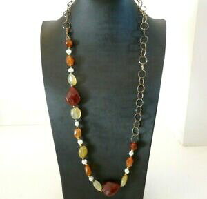yzWG[EANZT[ Be[WlbNXVo[S[hbLNH[ci`\tgEH[^[p[collier vintage ans 70 argent 925 plaque or quartz naturel perles deau douc