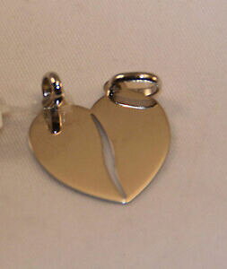 yzWG[EANZT[ IrAR~V~AAToeB[mNI[Xybc@[gEIilcuore spezzato uomo donna in oro bianco 750 millesimi , amore san valentino