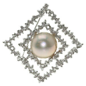 �y���������z�W���G���[�E�A�N�Z�T���[ �u���[�`���C�u�p�[���p�[���V���o�[tasaki brooch mabe pearl pearl silver