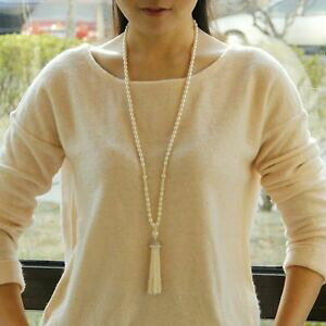 yzWG[EANZT[ \tgEH[^[J`[p[lbNX^bZNXVo[}bVucollier sautoir perle de culture deau douce tassel class argent massive 925 tz9