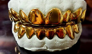 yzWG[EANZT[ \bhCG[S[hJX^Chv[AS[hOOS[h10k 14k solid yellow gold custom fit plain real gold grill grillz gold teeth